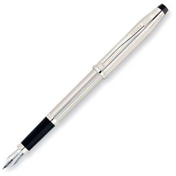 яПерьевая ручка Cross Century II Classic Sterling Silver,перо:золото 18К (HN3009-FY)