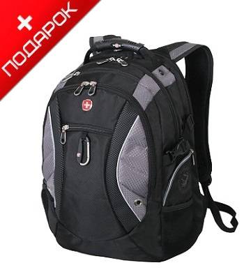 Рюкзак Swissgear SA1015215 "Neo" черный/серый с отделением для ноутбука 15" 36x23x47cm (39л)