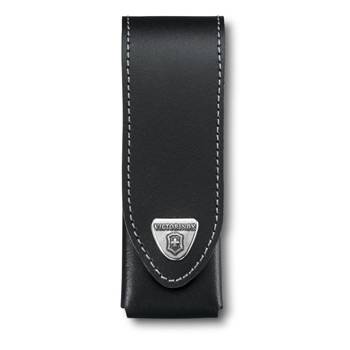 Чехол на ремень Victorinox (для ножа 111мм) 4.0524.3 (толщиной до 6 уровней, кожаный чёрный)