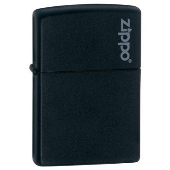 яЗажигалка"ZIPPO" 218 ZL BLK MATTE W/ZIPPO LOGO