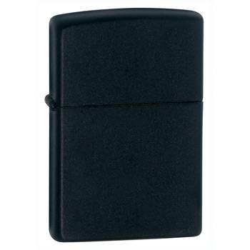 яЗажигалка"ZIPPO" 218 PLAIN BLACK MATTE