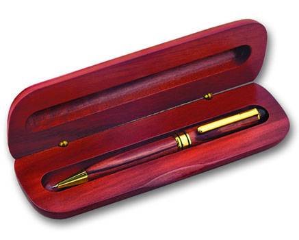 яS08F.101 Шариковая ручка Elite в футляре (дерево)