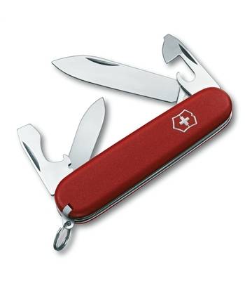 яНож Victorinox 2.2503 Ecoline Recruit, 84мм, матовый красный