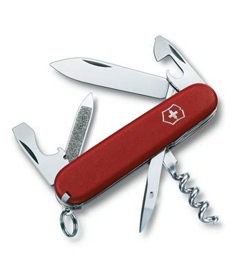 яНож Victorinox 2.3803 Ecoline Sportsman, 84мм, матовый красный