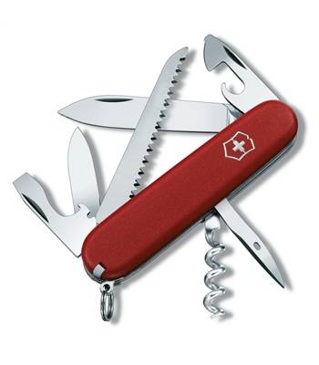 яНож Victorinox 3.3613 Ecoline Camper, 91мм, матовый красный