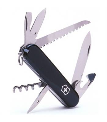 яНож Victorinox 1.3613.3 Camper офицерский, 91мм, черный