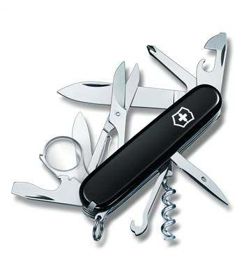 яНож Victorinox 1.6703.3 Explorer офицерский, 91мм, черный