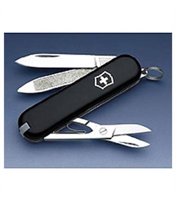 яНож-брелок Victorinox 0.6203.3 Classic, 58мм, черный