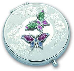 я98-0336 Зеркало косметическое Jardin D`ete D=64mm (бабочки)