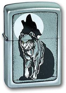 яЗажигалка"ZIPPO" 21012 GREY WOLF