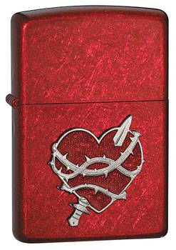 яЗажигалка"ZIPPO" 21081 HEART ATTACK