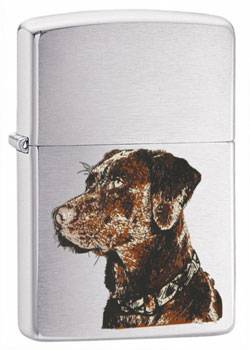 яЗажигалка"ZIPPO" 21091 CHOCOLATE LAB