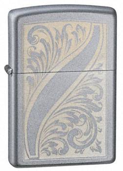 яЗажигалка"ZIPPO" 21139 SCROLLED FEATHER