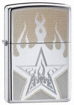 яЗажигалка"ZIPPO" 21191 FIRE STAR