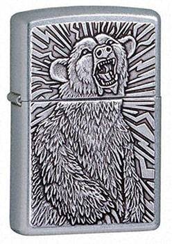 яЗажигалка"ZIPPO" 21231 GRIZZLY BEAR