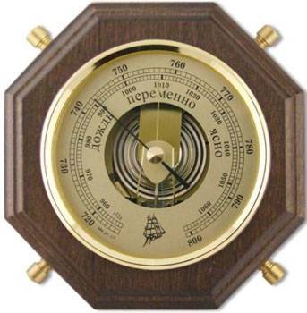 яБарометр "Бриг" БМ91112-М (махагон) (120x120mm)