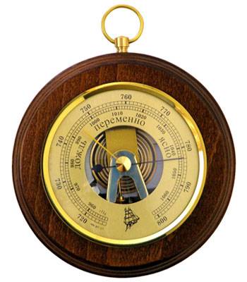 яБарометр "Бриг" БМ91121-М (махагон) D=120mm