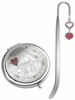 яEG-11256 Набор "Сердечки" зеркало и закладка Jardin D`ete