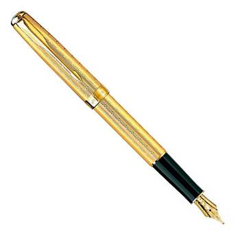 яParker Sonnet F532 Chiselled Golden GTперьевая ручка S0808240M,S0808250F