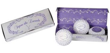 яAccentra 3520542 Мыло серии "Lavender" (набор из 3 штук в подарочной упаковке)