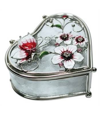 яHS-22368F JARDIN D`ETE Шкатулка "Розовая глазурь"(10х10х5см)