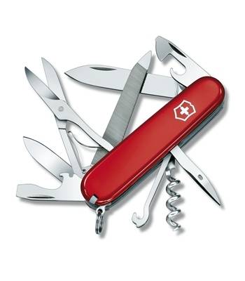 Нож Victorinox 1.3743 Mountaineer офицерский, 91мм, красный
