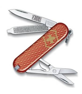 яНож-брелок Victorinox 0.6223.J09 Classic, 58мм, юбилейный