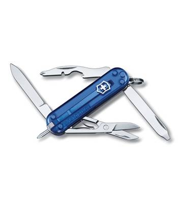 яНож-брелок Victorinox 0.6365.T2 Manager, 58мм, полупрозр.синий