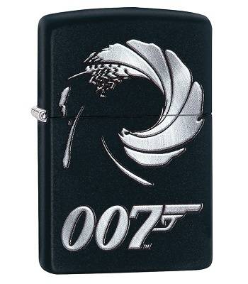 яЗажигалка Zippo 29566 James Bond Black Matte