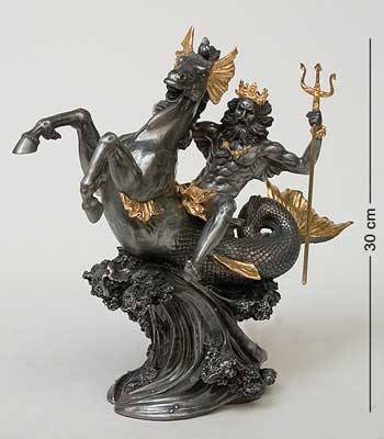 яСтатуэтка Veronese WS-03 "Посейдон-Бог морей" h=30cm