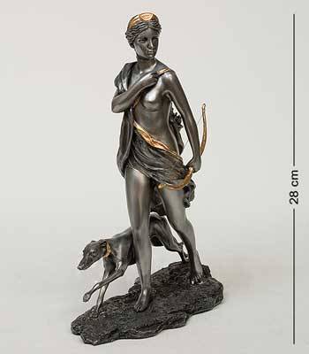 яСтатуэтка Veronese WS-11 "Артемида - Богиня охоты" h=28cm