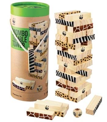 яWWF985 Игра "Падающая башня Миомбо" Детские развивающие эко-игры от WWF