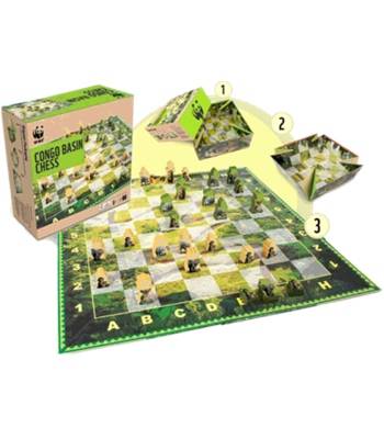 яWWF988 Игра Шахматы "Впадина Конго" Детские развивающие эко-игры от WWF