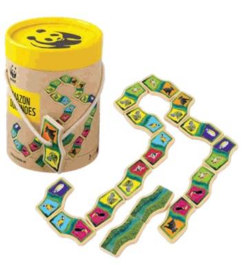 яWWF989 Игра Домино "Амазонка" Детские развивающие эко-игры от WWF