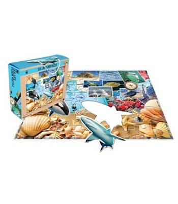 яWWF994 Игра Пазл "Морская жизнь" Детские развивающие эко-игры от WWF