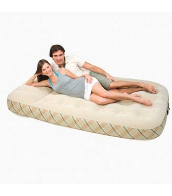 яНадувная двуспальная кровать Bestway 67391 Power-pro Air Mattress Double  (191x137x22см, + насос)