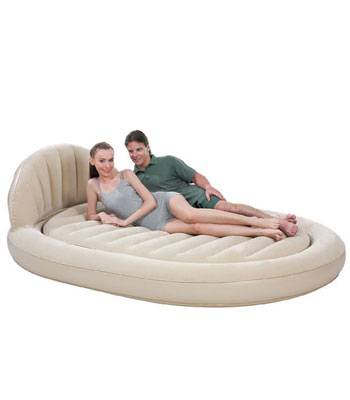 яНадувная двуспальная кровать Bestway 67397 Royal Round Air Bed (234x178x69см, + ремнабор)