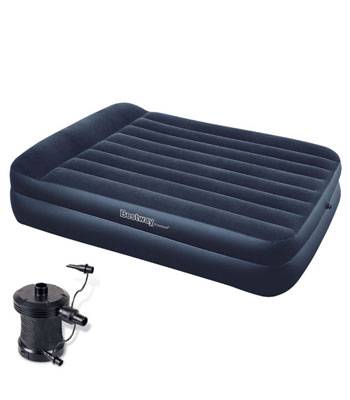 яНадувная двуспальная кровать Bestway 67345 Premium Air Bed Queen (203x163x48см, + насос)
