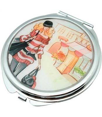 яHS-24389G Зеркало косметическое Jardin D`ete D=60mm