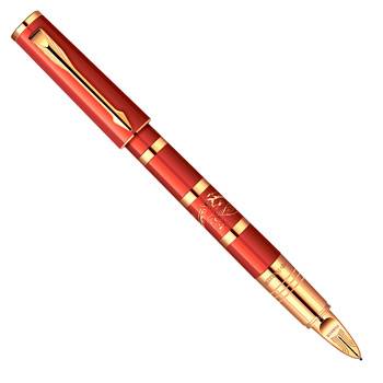 яParker Ingenuity S F502LE Red Dragon GT Ручка-5й пишущий узел (1861197)