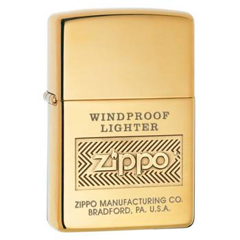 яЗажигалка Zippo 28145 High Polish Brass