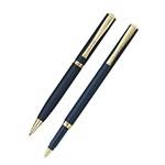 PC0867BP/RP Набор Pierre Cardin Pen and Pen шариковая ручка и роллер. цвет-чёрный, корпус-латунь