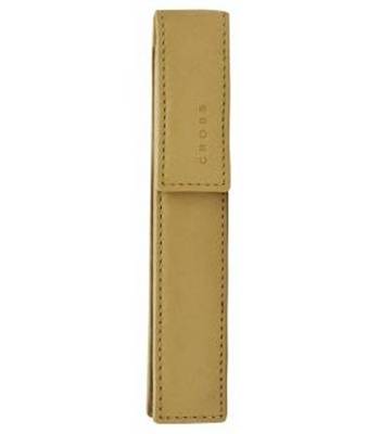 яКожаный футляр Cross для одной ручки AC018042-2 песочный