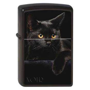 яЗажигалка Zippo 218 Cat Black Matte