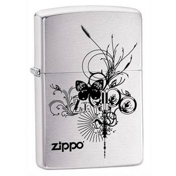 яЗажигалка Zippo 24800 Brushed Chrome