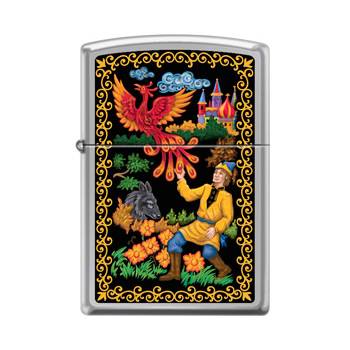 яЗажигалка Zippo 250 Replica Palekh Жар-Птица