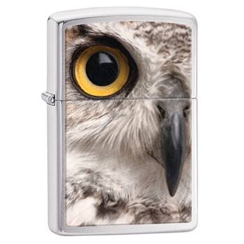 яЗажигалка Zippo 28650 Owl Brushed Chrome