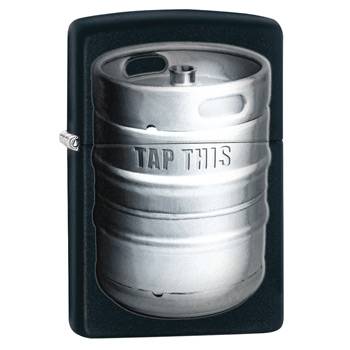 яЗажигалка Zippo 28665 Kegger Black Matte