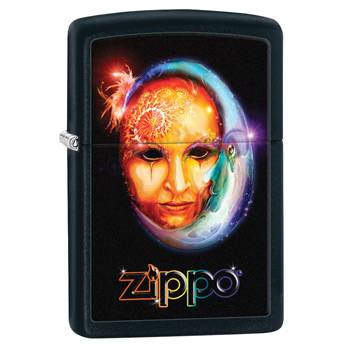 яЗажигалка Zippo 28669 Venetian Mask Black Matte