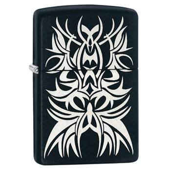 яЗажигалка"ZIPPO" 28686 TATTOO BLACK MATTE